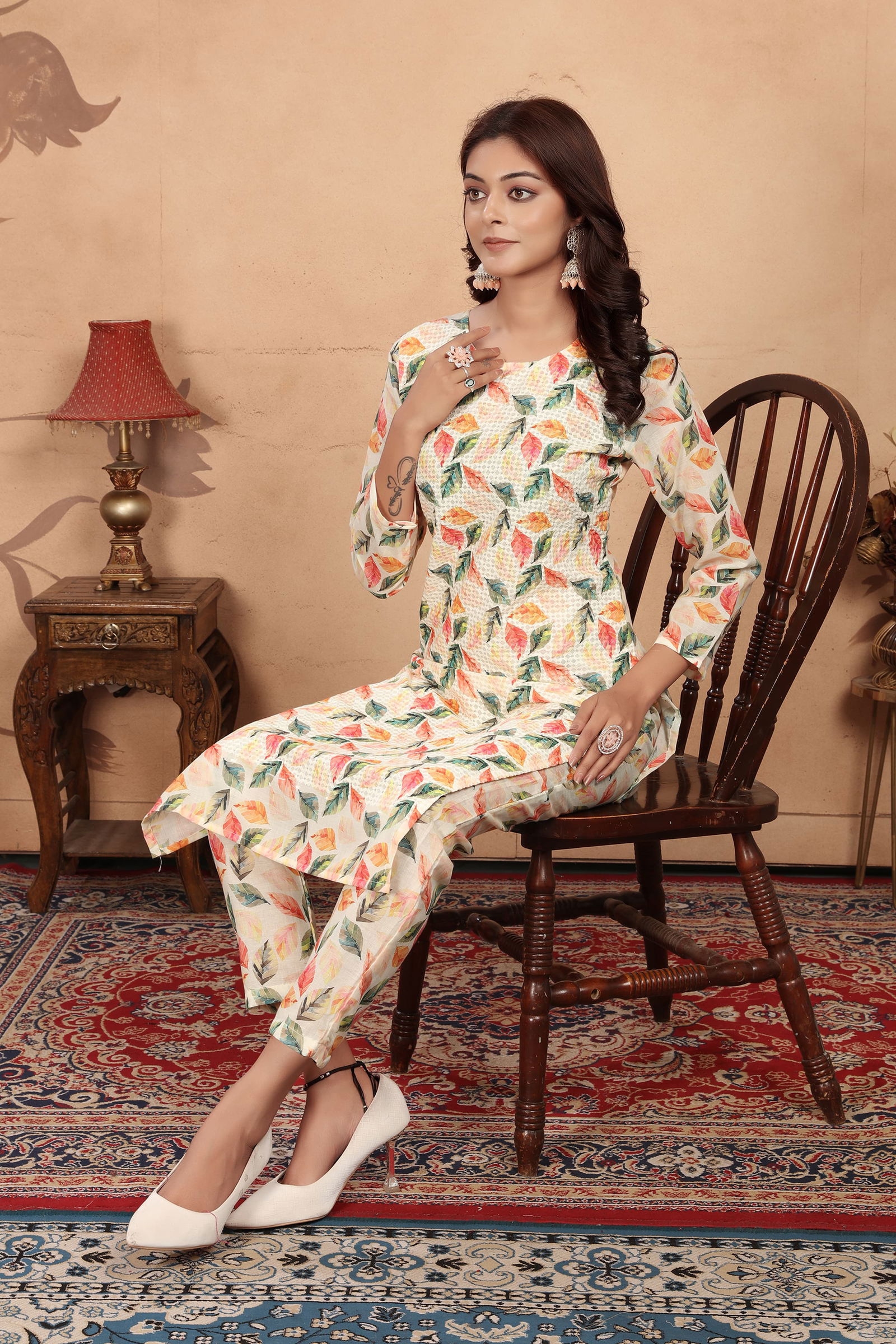 9 Star Radha Vol 3 Cotton Printed Kurti With Bottom Wholesale Shop in Surat
